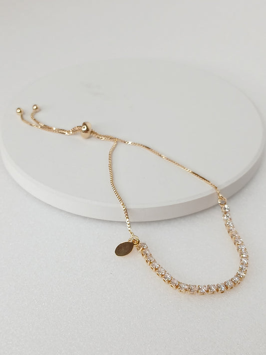 Pulseira Ajustável Riviera Cristais