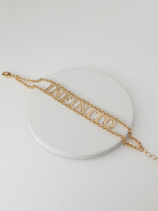 Pulseira Palavra Infinito