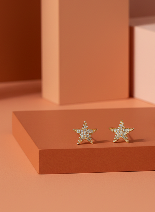 Brinco Estrela Cravejada