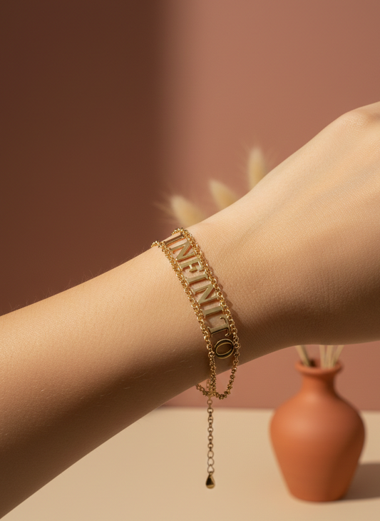 Pulseira Palavra Infinito